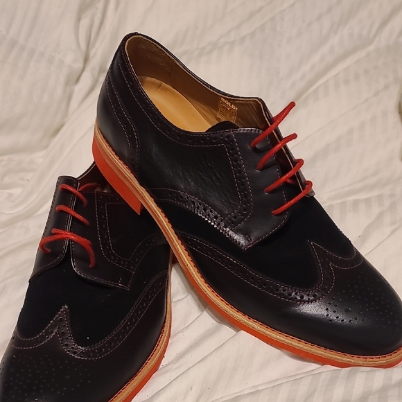 BOLD! By soxy.com Size 12 Wingtips, NWOT - Picture 3 of 6